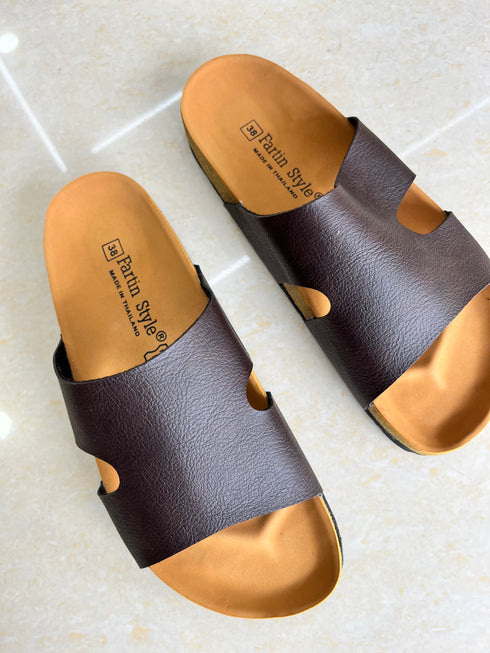 Summer Casual Light Weight  Cork Slider Sandle